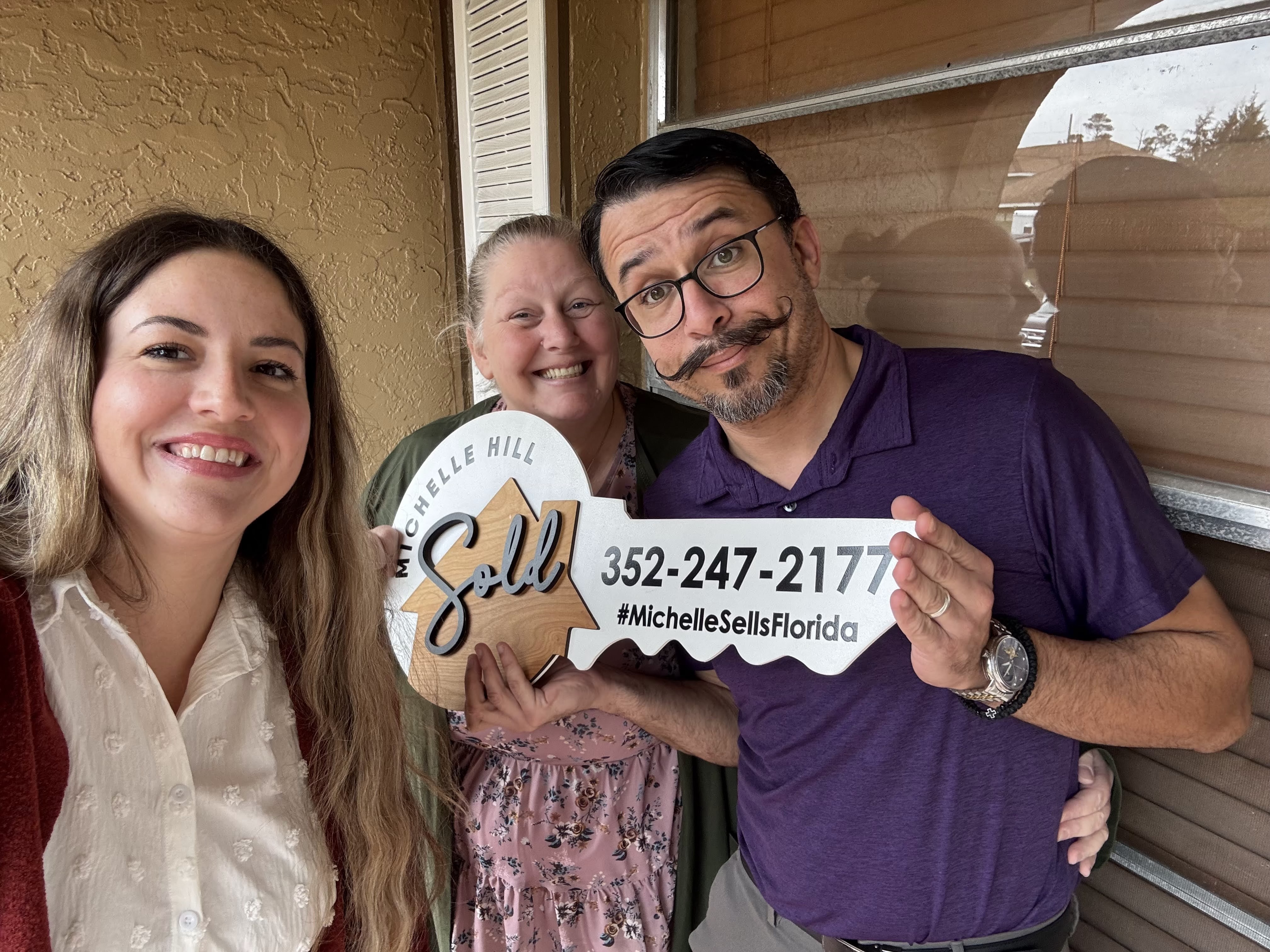 Michelle Hill closing on an Inverness home